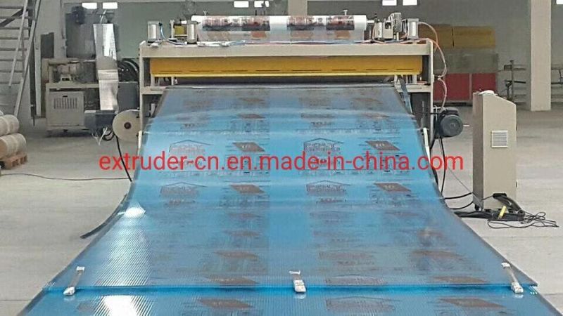 PP PE PC Hollow Grid Sheets Extruder Machine Extrusion Line