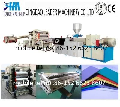 1220mm PVC Free Foam Plate/Board Extrusion Line for Advertising