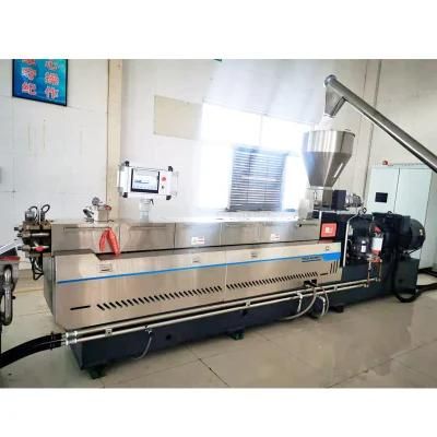 HDPE LDPE PVC Twin Screw Extruder for Plastic Granules Production Line