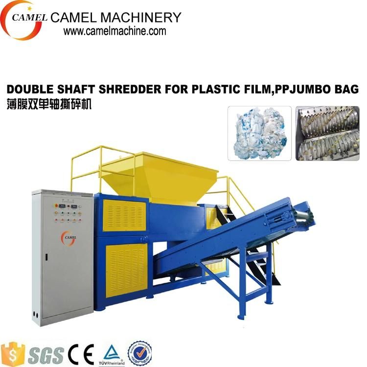 Automatic Waste Plastic PE PP Film Woven Bags Shredder Machine