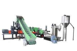 Two Stage Plastic Film Recycling Pelletizing Machines