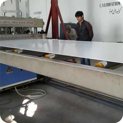 Long Life WPC Plate/Sheet Extrusion/Production Line, PVC Plastic Decorative Furniture ...