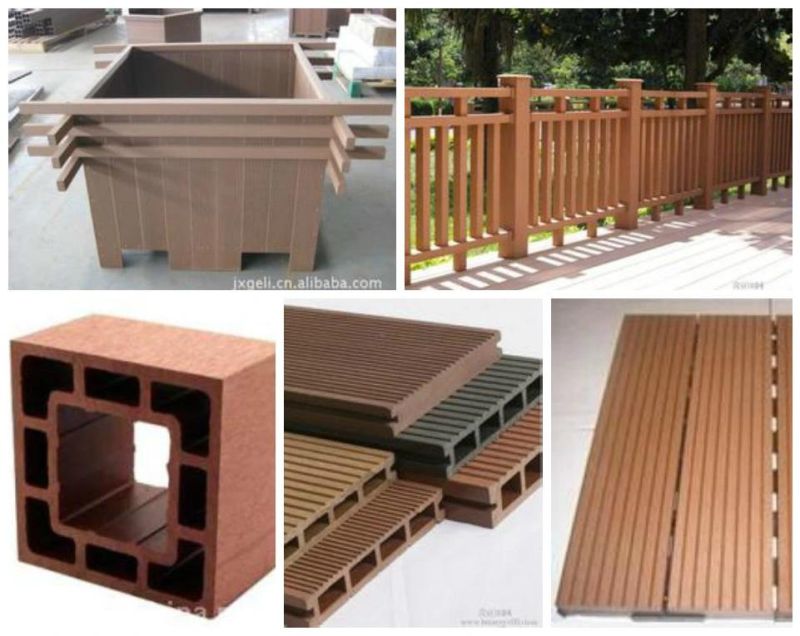 WPC Wood Plastic Floor Board Machine Extruder (SJSZ80X156) for WPC Outdoor Floor