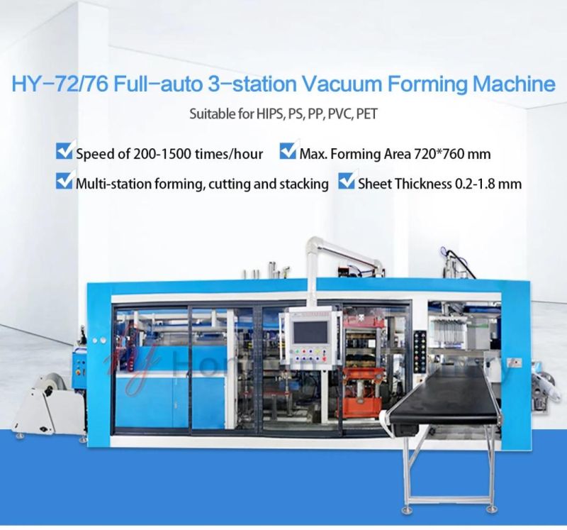 High Performance Multi-Station Automatically Forming Machine Vacuum Plastic Machine