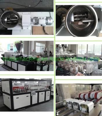High Output PVC Pipe Production Line 4 Outlets Plastic Extruder Machinery