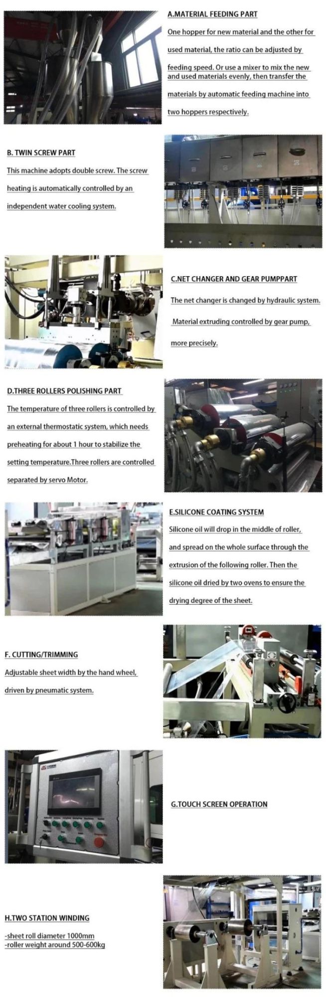 Plastic Twin-Screw Pet PP Sheet Extruder Machine/Extrusion Line for Blister Packaging Stationery Printing Fruit Tray