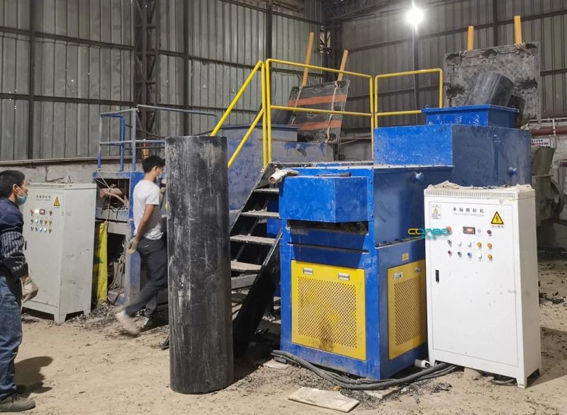 CB-Sp-800 Single Shaft Shredder for Large Plastic PVC HDPE Die Head Materials Wastes