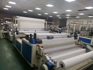 Fabric Embossing Laminated Quilted Film Shower Curtain Machine