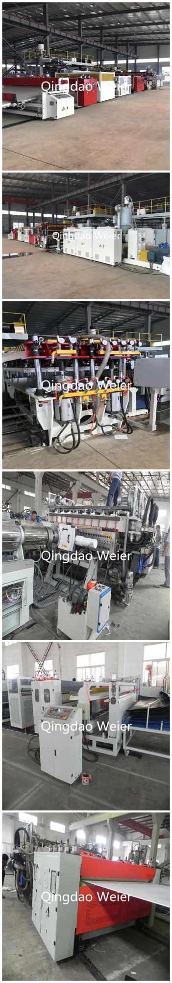 PP PE Profile Sheets Hollow Grid Board Extrusion Line