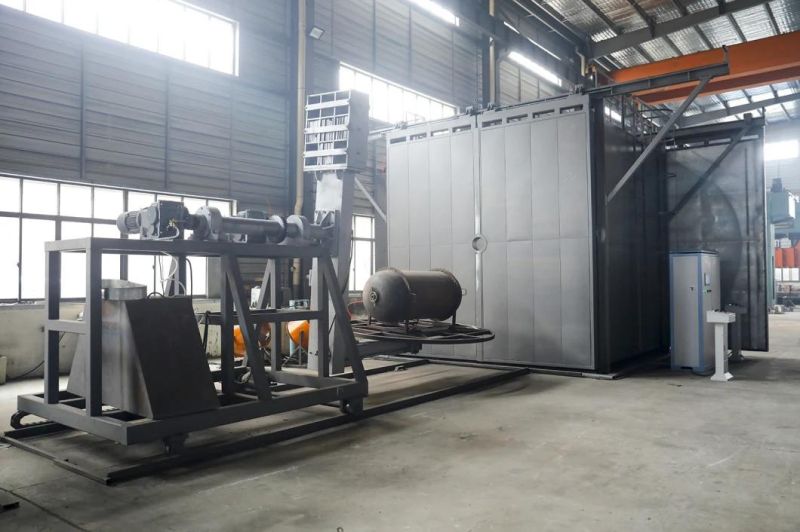 Environment Protection Plastic Water Tank Making Shuttle Rotational Molding Machine for Sale