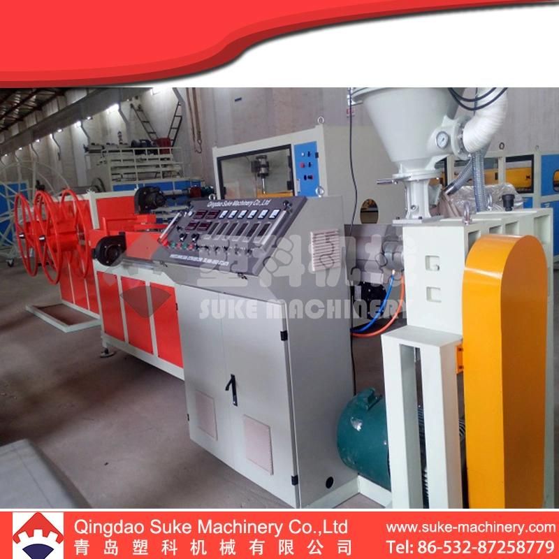 PE/PP/PVC Single Wall Corrugated Pipe Conduit Pipe Extrusion Making Extruder Machine Pipe Extrusion Production Line