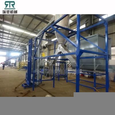 Recycling Plastic Bottles Pet Bottle Flakes Waste Crushing Washing Machine
