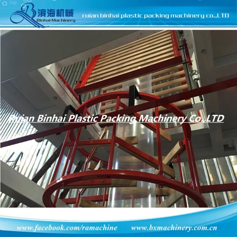 Binhai Brand 100% Recycle PE Film Blowing Machine Waste Film Blowing Machine
