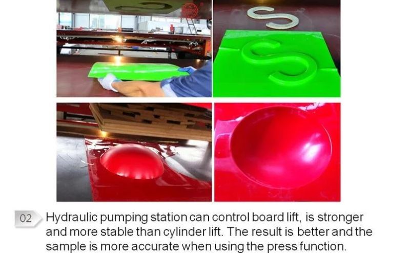 Multi-Function Acrylic Vacuum Forming Machine for Plastic 3D Signs