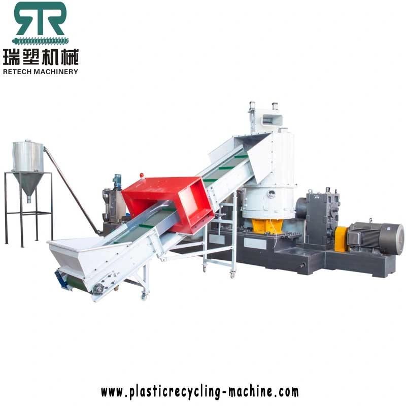 PP PE Film Bags Pet Aluminum Film Recycling Extruder Plastic Pelletizing Machine Granulating Production Line