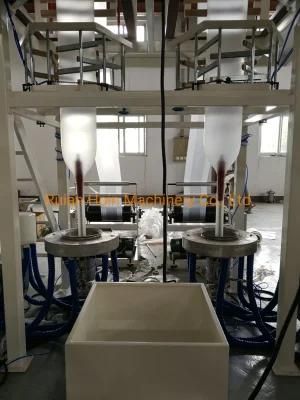 Twin Head Blown Film Machine for HDPE LDPE Film Blowing Machine