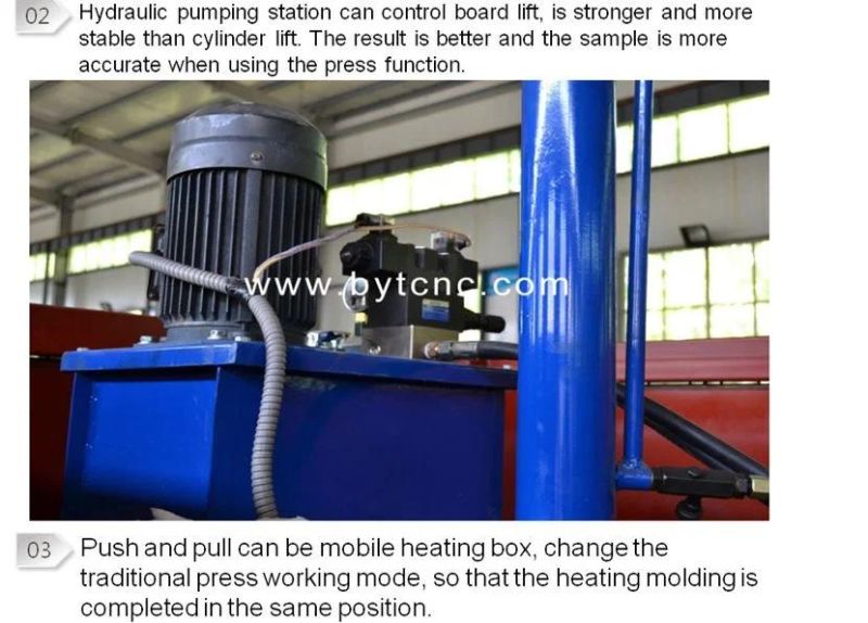 Hot Sale Vacuumforming Plastic Machine Byt CNC