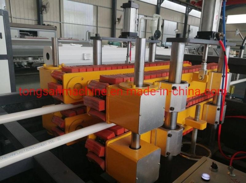 16-40mm Four Cavity PVC Pipe Extrusion Line Making Machine Sjms65/132