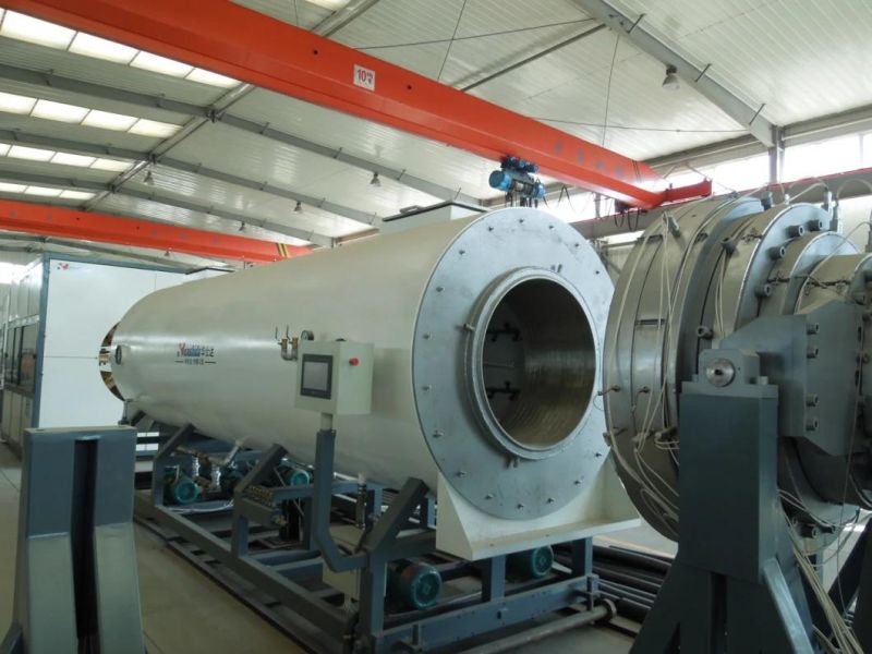 Vacuum Sizing HDPE Plastic Pipe/PE Casing/PE Jacket Thermal Insulation Pipe Extrusion Production Line