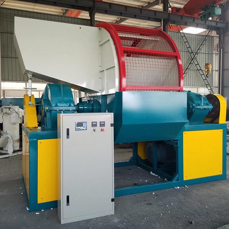 Waste Rubber Plastic Tyre Shredder Tire Crushing Machine Recycling Equipment