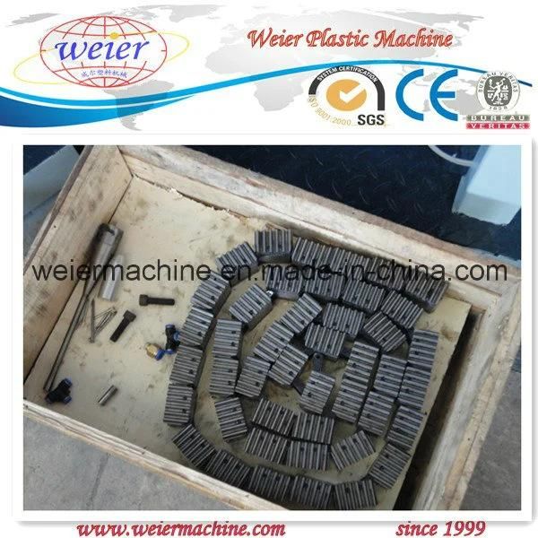 PVC/PP/PE Extensible Plastic Corrugated Machine