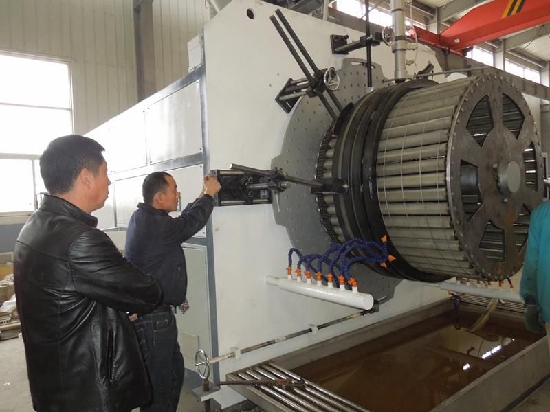 Plastic HDPE Double Wall Corrugated Tube Extrusion Machine (DWCP-500)