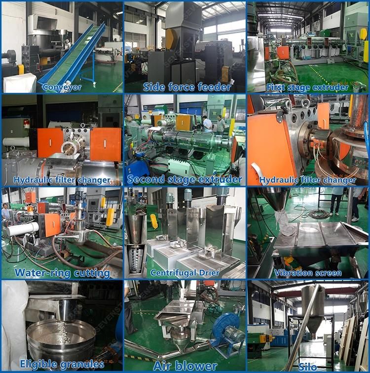 PP/PE Waste Plastic Recycling Pelletizing Line Plastic Recycling Machine
