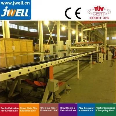 Jwell PE, PP 2000mm Thick Plate Extrusion Line Production Line/Extrusion/Extruder/Line ...