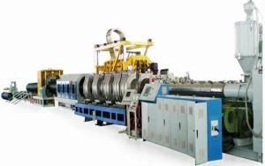 PE PVC Double Wall Corrugated Pipe Production Line