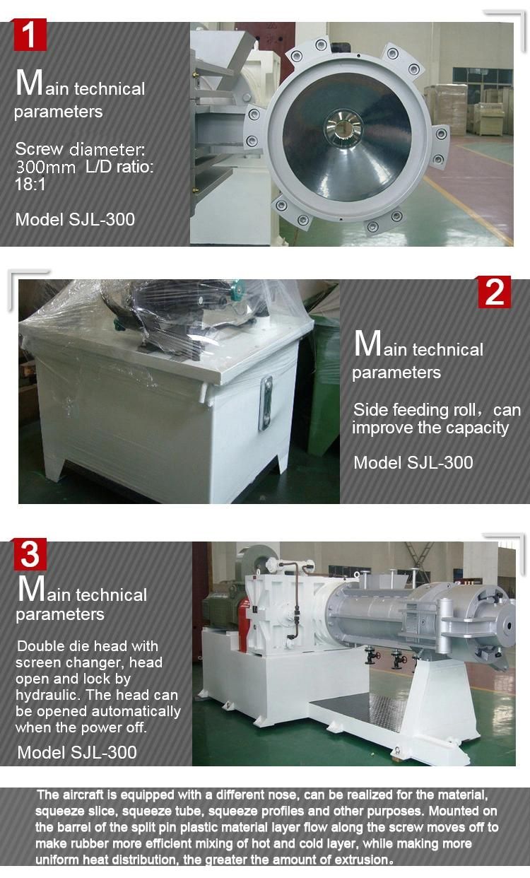 Sjl-350 PVC Strainer Extruder Machine Made in Lanhang
