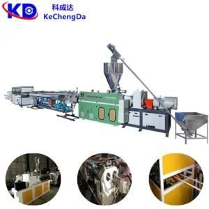 High Speed Two Die Head Double Cavity PVC Conduit Pipes Extrusion Production Line