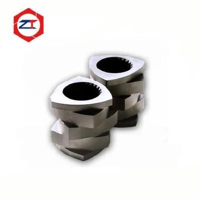 China Recycling Plastic Extrusion Twin Screw Extruder Screw Element
