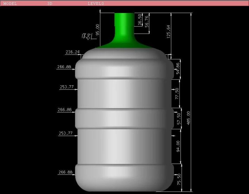 Semi Automatic 5 Gallon Jar Making Machine