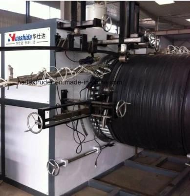 Large Caliber PE Spiral Drainage Pipe Extruder Production Line