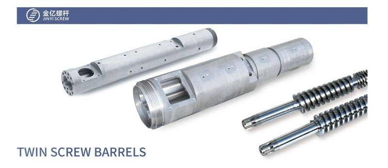 Sjz55 55/110 Conical Twin Screw and Barrel Bimetallic Chrome Surface