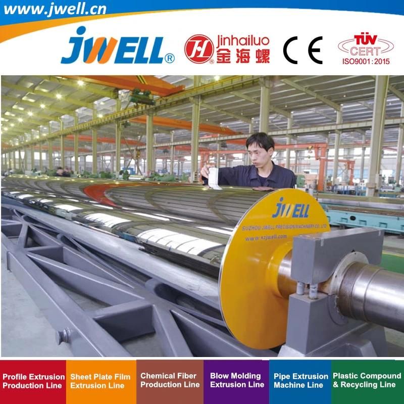 Jwell - Thin-Wall Efficient Roller for PP|EVA|EVOH|PS|PC|PE Plastic Sheet Recycling Making Extruder Machine