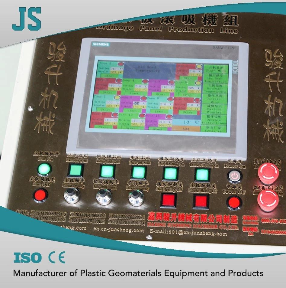 Js Plastic Dimpled Cuspate Drainage Panel Extrusion Line