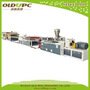 Plastic PVC WPC Crust/Celuka/Skinned Foam Board/Sheet/Flooring Board Extruder