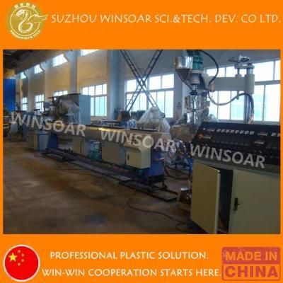 Plastic HDPE PPR PVC LDPE LLDPE Pipe Hollow Tube Making Machine Extrusion Line