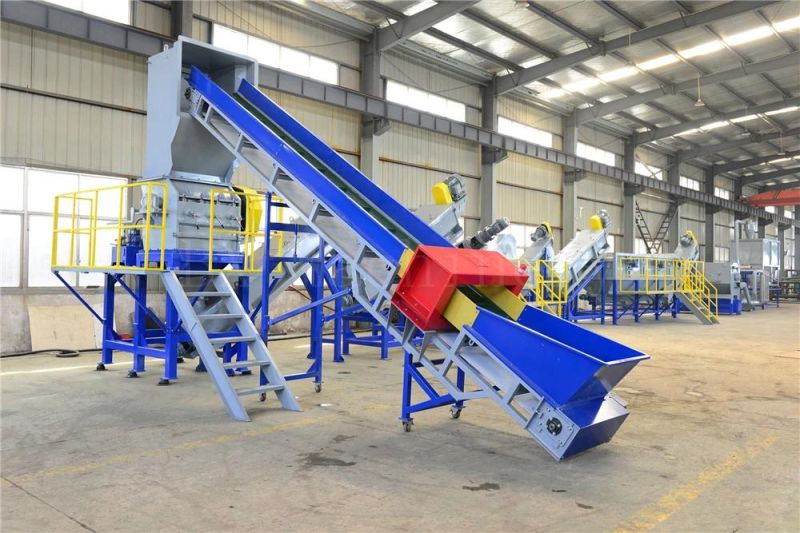 Plastic Film Recycle Recycling Machine / Crusher /Two Shaft Shredder for Pet Fabric/PP Nylon