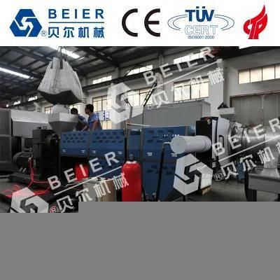 Two Stage PE PP Film Water-Ring Pelletizing Line 600kg/H