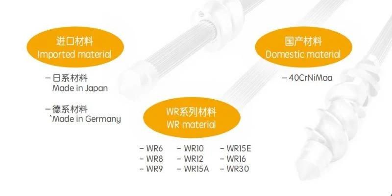 Durable High Torque Twin Screw Shaft