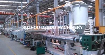 PVC Plastic Profile Twin Screw Extruder Line