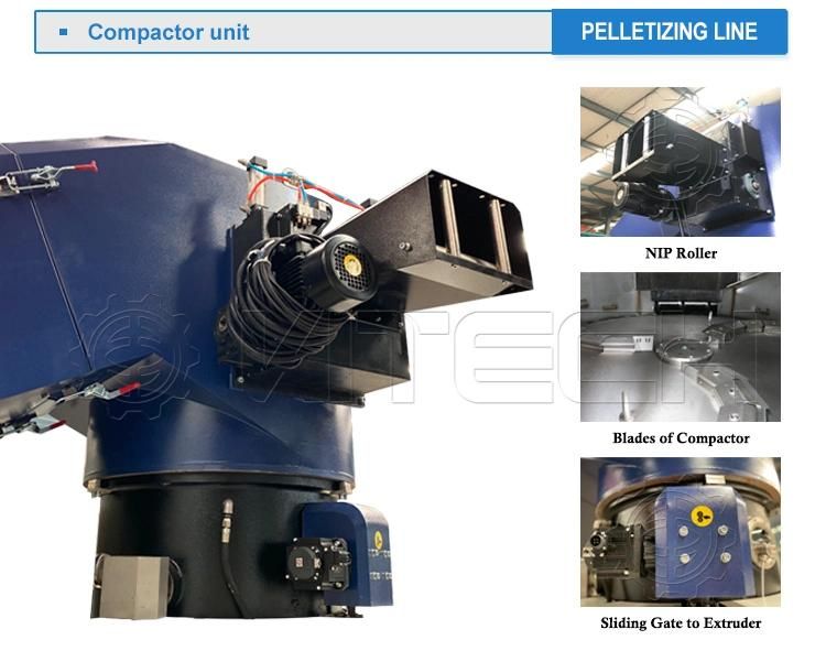 PS Plastic PE Films Recycled PP Scraps Extrusion Melting Single Double Screw Die Head Plastic Pelletizing Extrusion Extruder Machine