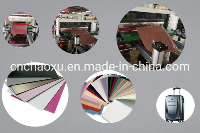 Chaoxu 2021 New Plastic Extruder Machine for Luggage Sheet