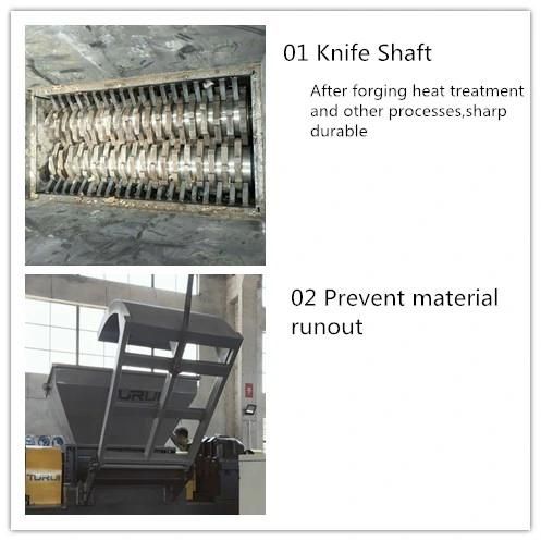 Shaft Shredder Applied to Crush Plastics, Cable and Wire for Sale