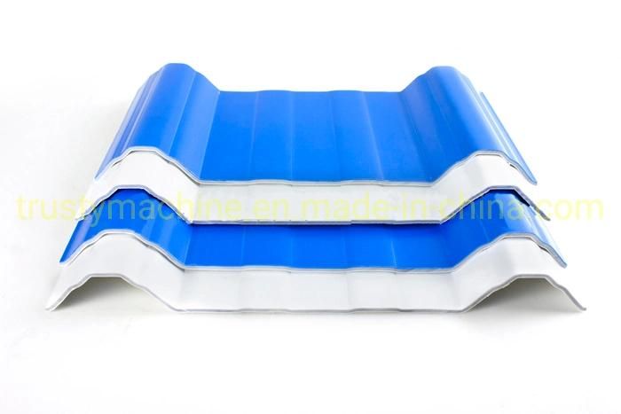 1300mm PVC Corrugated Wave Roof Sheet Extrusion Line