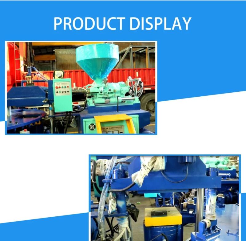 Brand New Three Color PVC or TPR Moulding Upper Machine with Servo