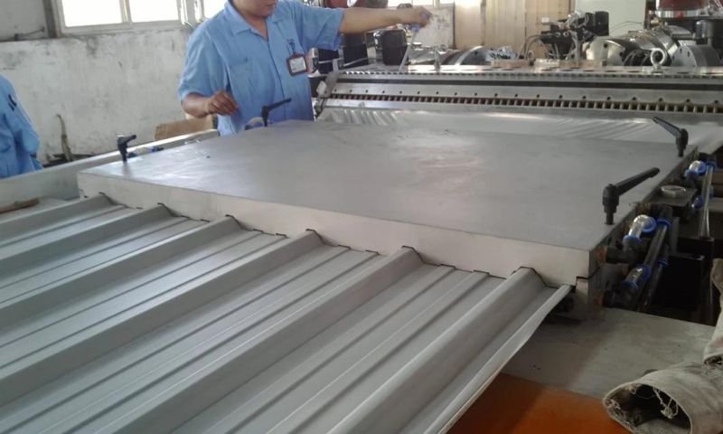 PVC Corrugated Board & Step-Roofing Extrusion Line