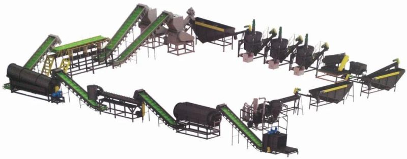 Scrap Plastic Recycle Plastic Roll Waste Plastic Recycling Reprocessing Machine